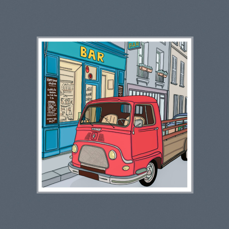 Camion rouge par antoine meurant - Image principale