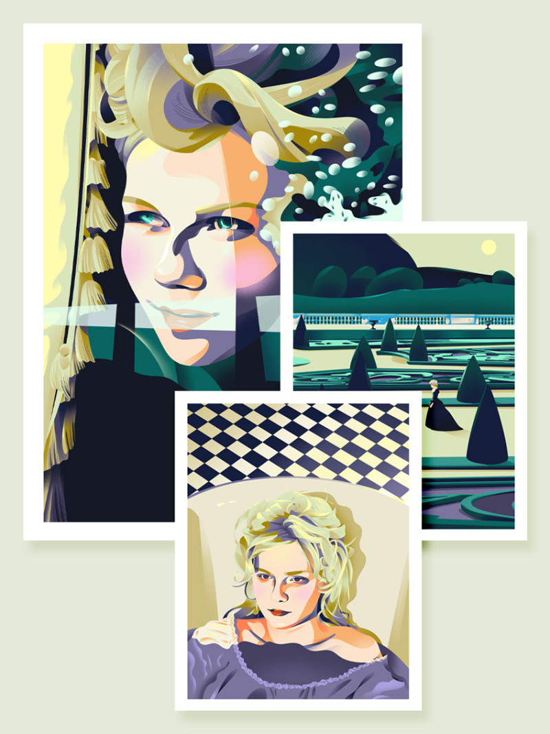 Marie-Antoinette (Triptyque) par manon sauzara - Image principale