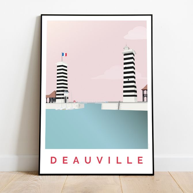 Affiche Belvédères Deauville - anne halley - DA & graphistes