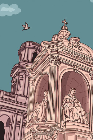 Fontaine saint sulpice - antoine meurant - Produit créatif