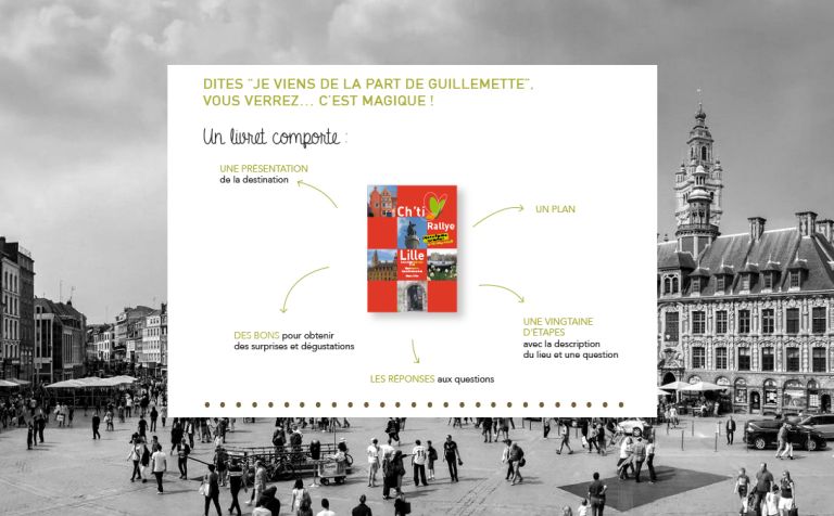 Conception graphique de pages web crowdfunding /Les Promenades de Guillemette 2017 - jee defrance - DA & graphistes