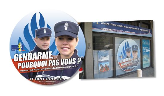Visuel Recrutement Gendarmerie - jean-rené ngov - DA & graphistes