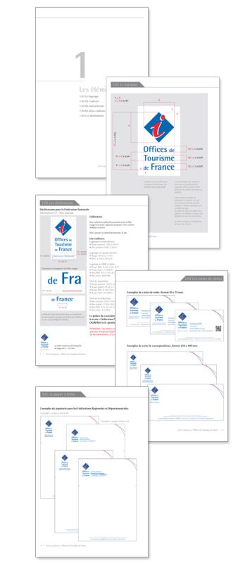 Charte graphique - OFFICES DE TOURISME DE FRANCE - emilie cherer - DA & graphistes