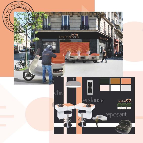 Planches tendances restaurant - gertrude hien - DA & graphistes