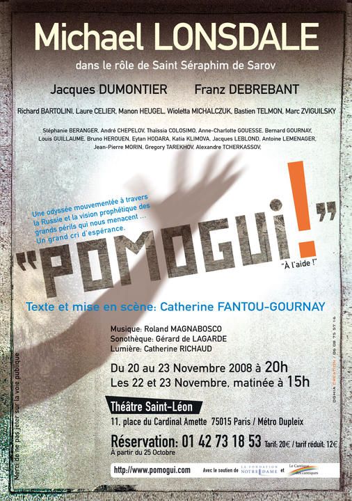Affiche de théâtre - rené oghia - DA & graphistes