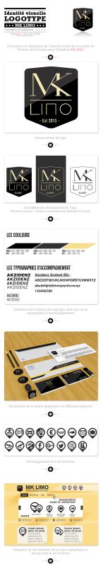 Logotype MK LIMOUSINE - pierre-benoît rouil - DA & graphistes